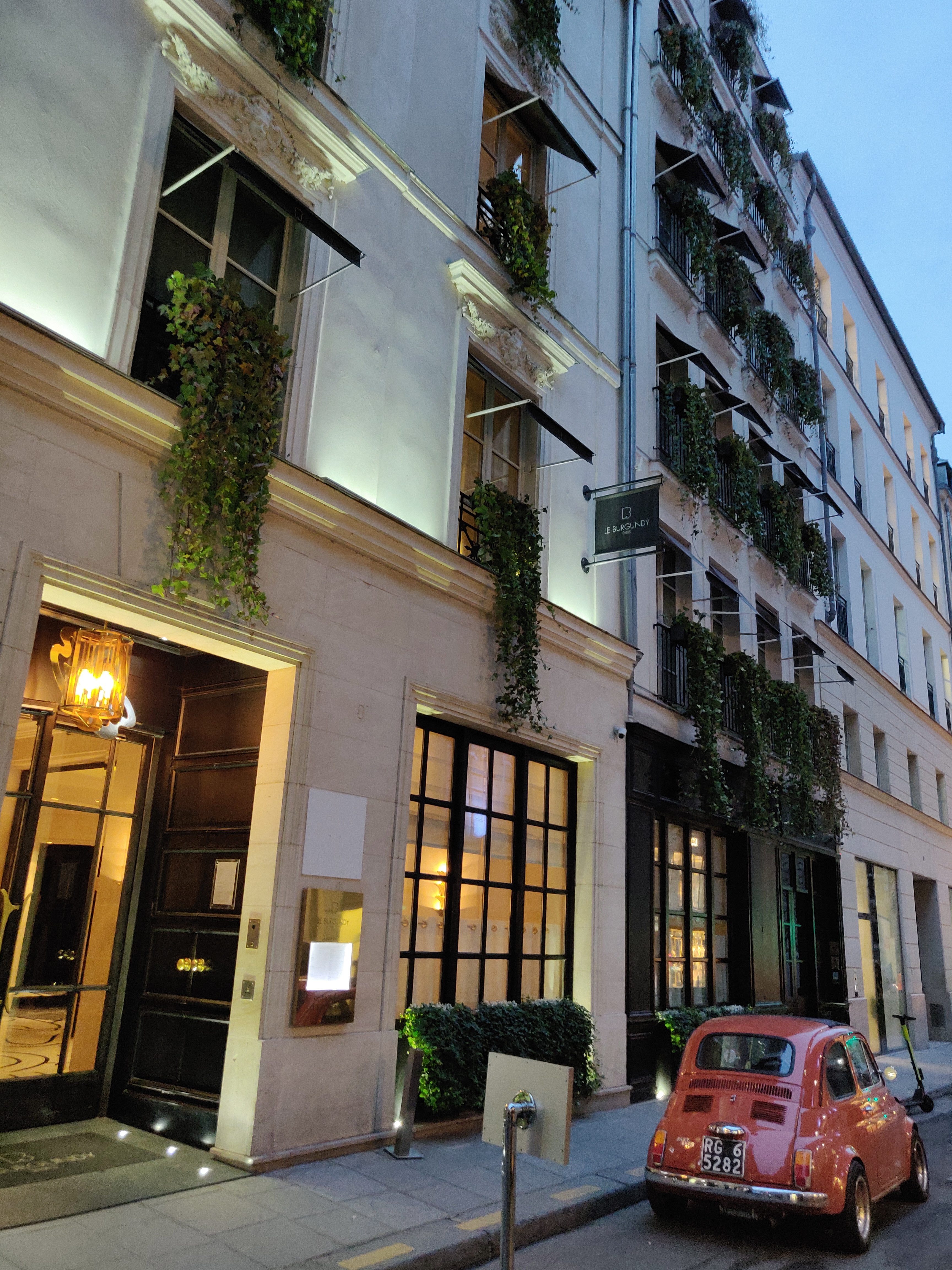 Le Burgundy Paris, a boutique hotel in Paris