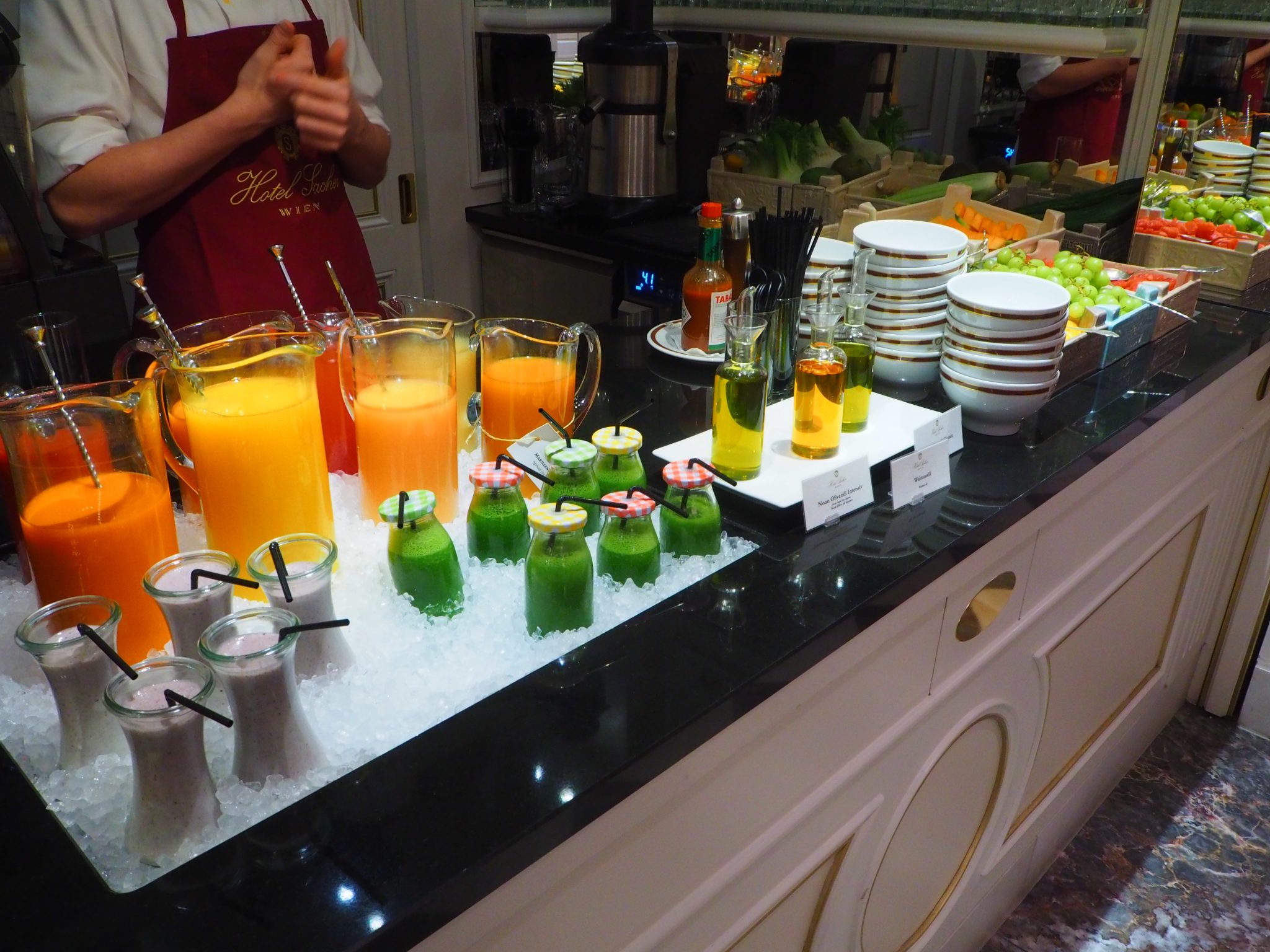 Breakfast Buffet at Hotel Sacher Vienna - Review 2022